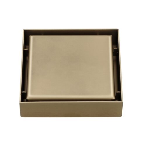 COLADERA CUADRADA REJILLA CHAMPAGNE - CCRINOX.42