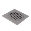 CCRRINOX Coladera cuadrada rejilla redonda INOX - CCRRINOX
