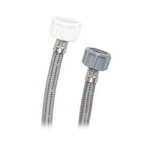 Manguera sanitario, vinilo bco, 1/2" x 7/8", 50cm - CLS-C50