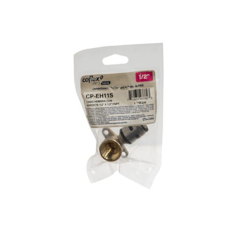 Codo hembra con soporte 1/2" x 1/2" FNPT - CP-EH11S