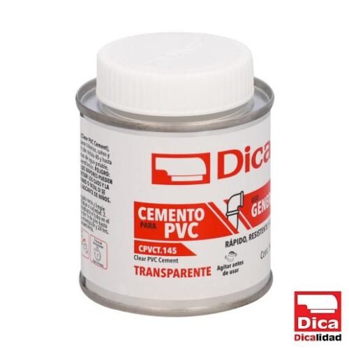 CPVCT.145-2 Cemento Transparente P/ Pvc Lata 145Ml - CPVCT.145