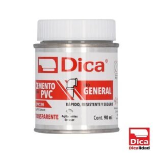 Cemento Transparente P/ Pvc Lata 90Ml - CPVCT.90