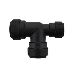 Adaptador "T" conexión rápida 3/4" x 3/4" x 1/2" - CR-TR01