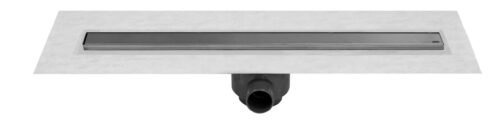 Coladera lineal con cubierta reversible de acero inoxidable (100 cm) - CR100INOX
