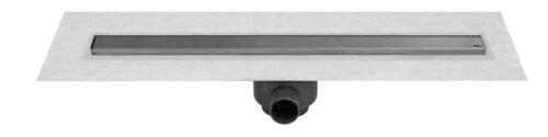 Coladera lineal con cubierta reversible de acero inoxidable (30 cm) - CR30INOX