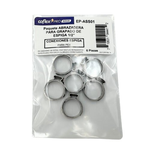 ABRAZADERA PARA GRAPADO DE ESPIGA 1/2" - EP-ASS01