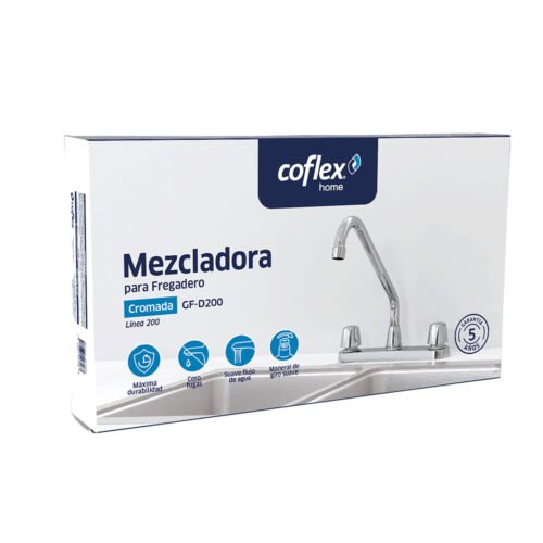 Llave mezcladora para fregadero 8" - GF-D200