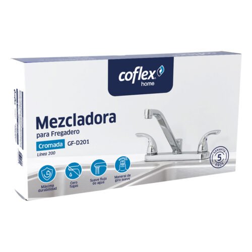 Llave mezcladora para fregadero 8" - GF-D201