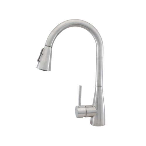 Llave monomando para fregadero con rociador retráctil - GF-M402