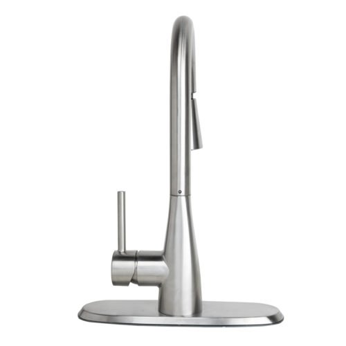Llave monomando para fregadero con rociador retráctil - GF-M402