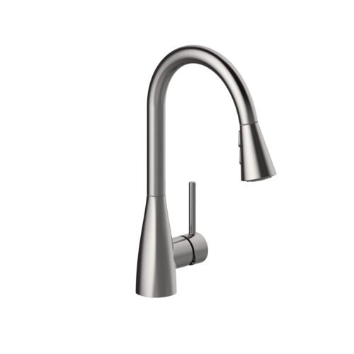 Llave monomando para fregadero con rociador retráctil - GF-M402