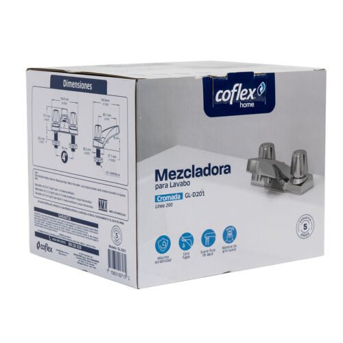 Llave mezcladora para lavabo 4" - GL-D201