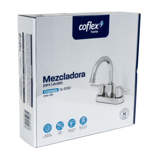 GL-D302_4 Llave mezcladora para lavabo 4" - GL-D302