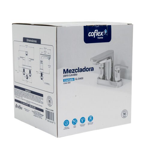GL-D400_3 Llave mezcladora para lavabo 4" - GL-D400