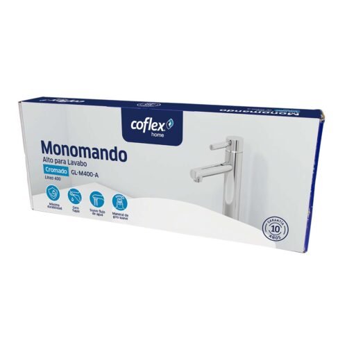 Llave monomando alto para lavabo tipo ovalín - GL-M400-A