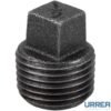 Tapón Macho Hierro Negro 150 Lb de 1" - HNB.716.25