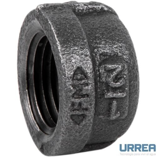 Tapón Cachucha Hierro Negro 150 Lb de 1 1/2" - HNB.717.38