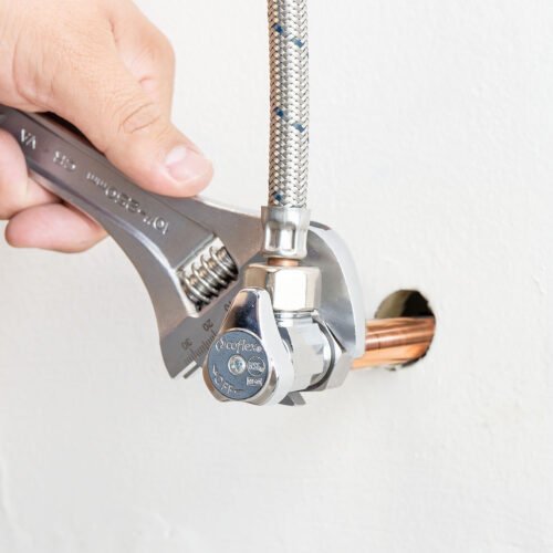 Llave de control angular 1/4 vuelta 1/2" x 1/2" - IP-124