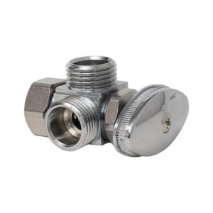 Llave de control angular doble multivuelta 1/2" x 1/2" - IP-146