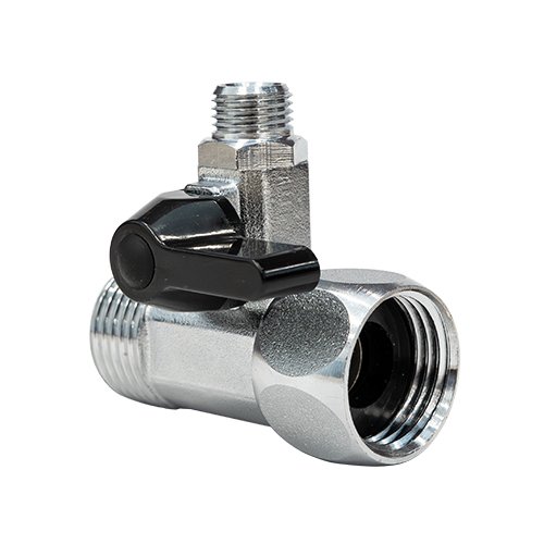Llave de control angular doble multivuelta 1/2" x 1/2" x 1/4" - IP-148