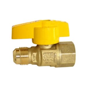 Llave de control p/gas recta, 1/2 x 1/2" - IP-202P