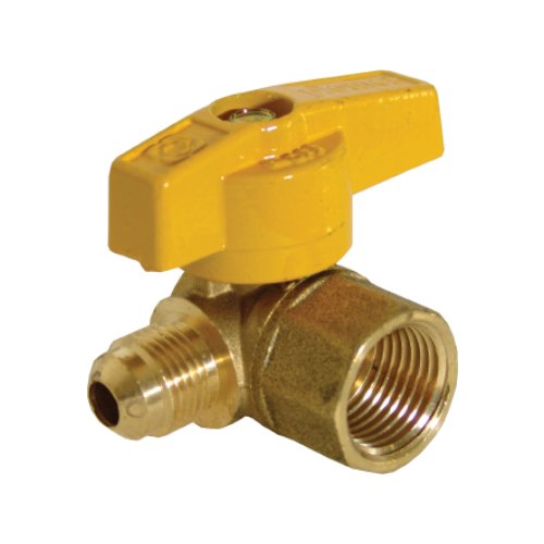 Llave de control p/gas angular, 1/2 x 3/8" - IP-206