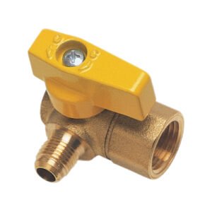 Llave de control p/gas angular, 1/2 x 5/16" - IP-210