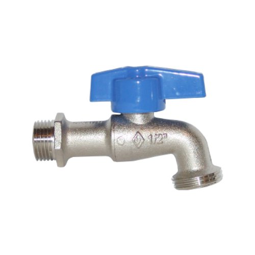 Llave lavandería 1/2" M.N.P.T. x 3/4" N.H. - IP-701
