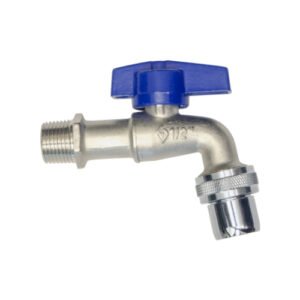 Llave para lavandería con aireador 1/2" M.N.P.T x 3/4" N.H. - IP-707