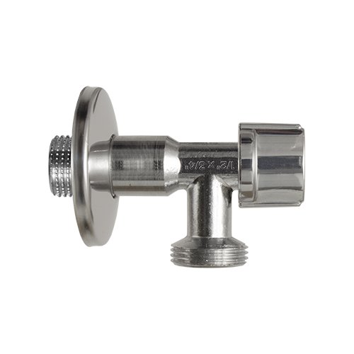Llave para lavadora angular 1/2" M.N.P.T. x 3/4" N.H. - IP-708