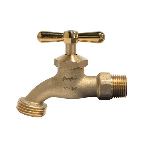 Llave para jardín 1/2" MNPT X 3/4" N.H. - IP-715