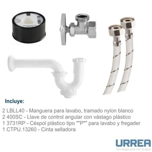 Kit de reparación plástico para lavabo - KLP