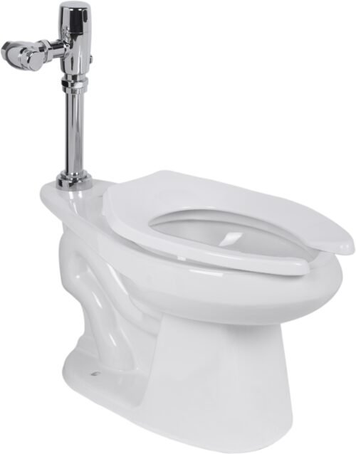Taza con fluxómetro expuesto ecológico con sensor de batería - KWC8506E
