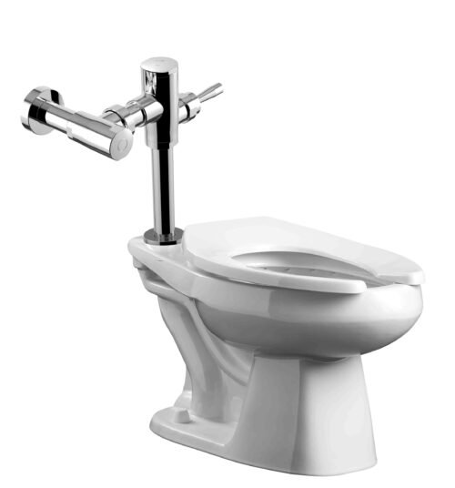KWC8509 Taza con fluxómetro expuesto ecológico de palanca - KWC8509