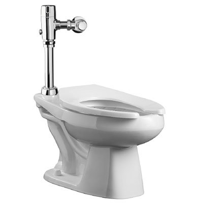 Taza ADA con fluxómetro de sensor a batería 6 lpd - KWCADA8506