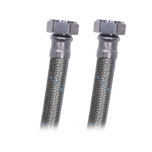 Manguera boiler, acero, 3/4" x 3/4", 60cm - LB-A60