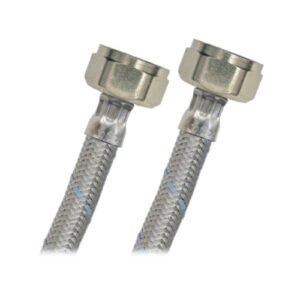 Manguera sanitario, acero, 7/8" x 7/8", 35cm - LS-F35