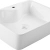 Lavabo KUUN de 1 taladro (Blanco) - LV1003A021