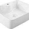Lavabo KUUN de 1 taladro (Blanco) - LV1003A021