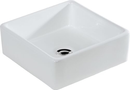 Lavabo QUADRO III de Sobreponer (Blanco) - LV1025A021