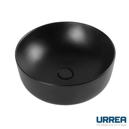 Lavabo SERRA Redondo de Sobreponer (Negro) - LV1074A901
