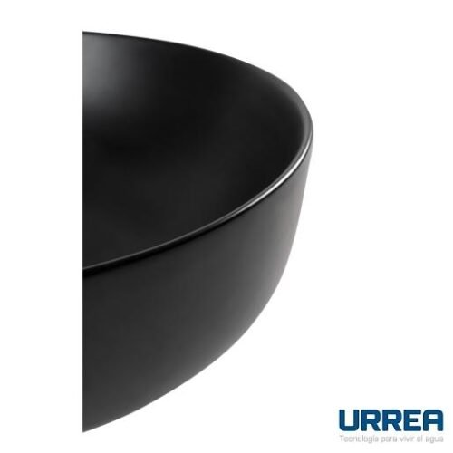 Lavabo SERRA Redondo de Sobreponer (Negro) - LV1074A901