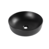 Lavabo SERRA Redondo de Sobreponer (Negro) - LV1074A901