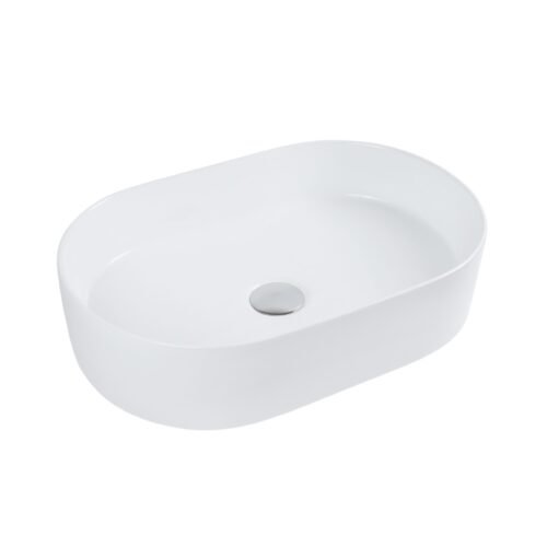 Lavabo ANGOLO Ovalado de Sobreponer (Blanco) - LV1075A021