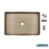 Lavabo INOX Rectangular de Sobreponer (Dorado) - LV1079A801