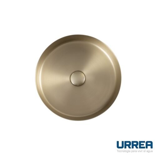 Lavabo INOX Redondo de Sobreponer (Dorado) - LV1080R801