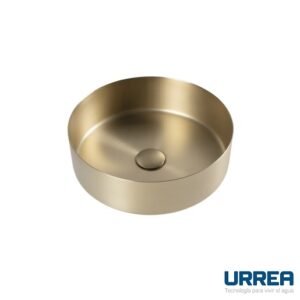 Lavabo INOX Redondo de Sobreponer (Dorado) - LV1080R801