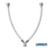 Manguera tipo Y para lavadora de nylon blanco de 30 cm - LVBYLL30