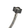 Manguera para fregadero de nylon gris y tuercas plásticas - LVPP-55