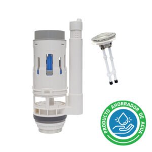 Válvula de descarga dual 2" con botón superior para sanitario de 2 piezas - P-B6037